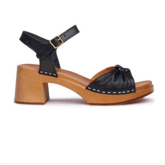 Anthropologie Swedish Hasbeens NWT Retro Bow clog sandal Best Seller LOVE 🌈♥️ - Picture 3 of 10